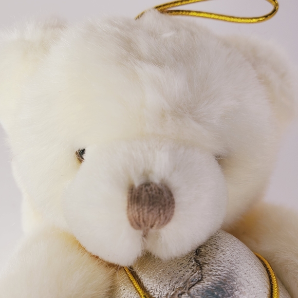 Russ Christmas Holiday Angel Bear and Present Vtg - Picture 2 of 6